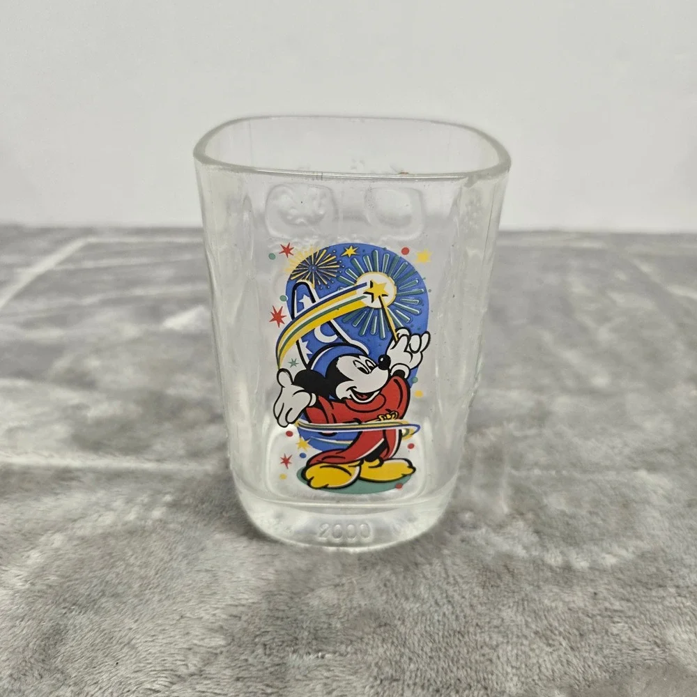 Walt Disney World 2000 Millennium Celebration McDonald's Glass Sorcerer Mickey